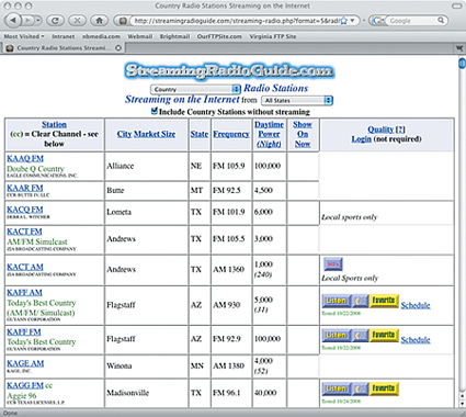 StreamingRadioGuide